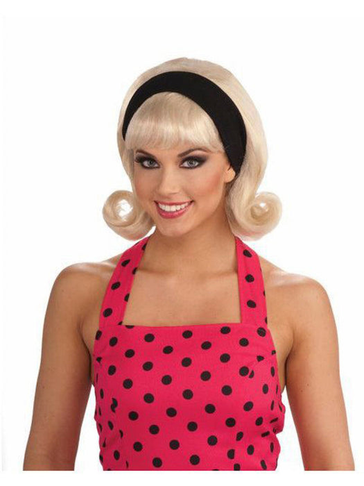1950s Wig W/detachable Headband Blond